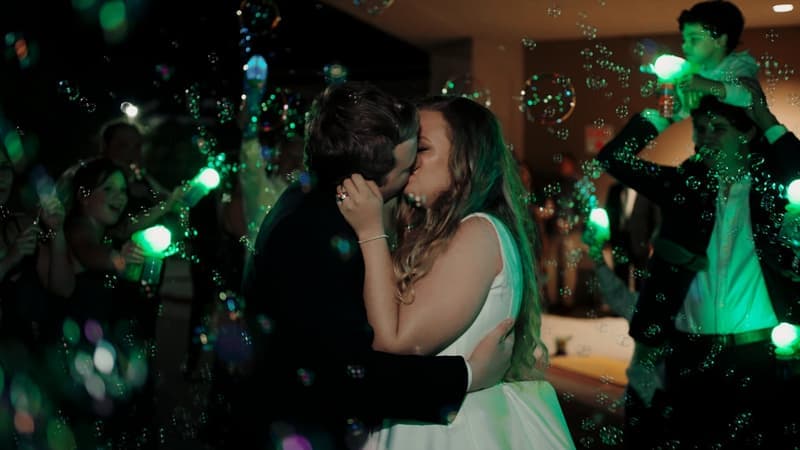 Film still — Katherine + Nicholas // Christ the King Church